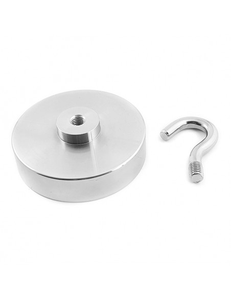 Base magnética neodimio Ø 94 mm gancho IRG-94 - con gancho quitado