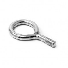 HEMBRILLA METÁLICA ROSCA MÉTRICA 6 mm - comparativo con moneda euro 2