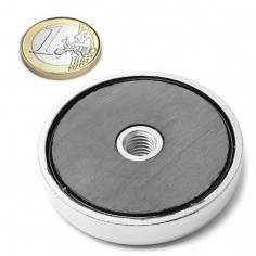 Base magnética ferrita Ø 50 mm rosca interior