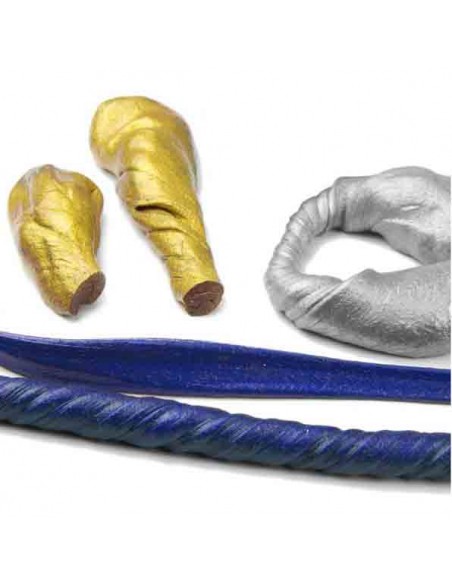 Plastilina magnética colores - dorado-plata-azul