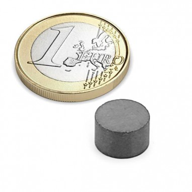 Imán ferrita disco Ø 10x06 - modena