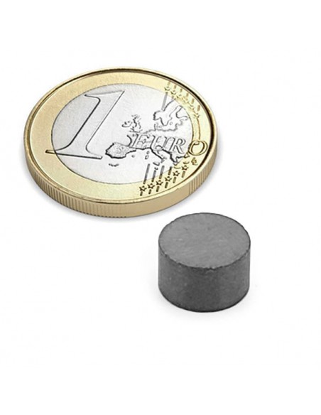 Imán ferrita disco Ø 10x06 - modena