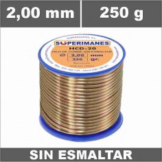HILO COBRE Ø 2.00 MM 250G SIN ESMALTAR