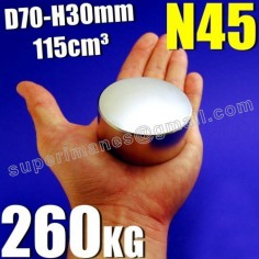 IMÁN NEODIMIO 70x30mm 2