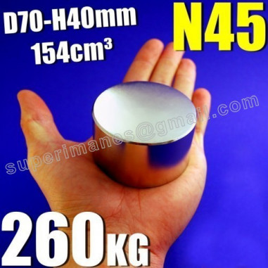 IMÁN NEODIMIO 70x40mm