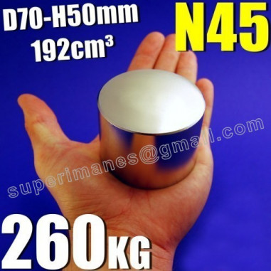 IMÁN NEODIMIO 70x50mm