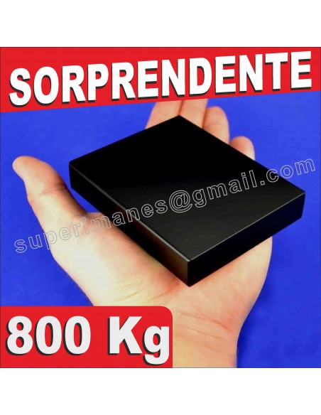 IMÁN NEODIMIO 111x90x20mm NEGRO