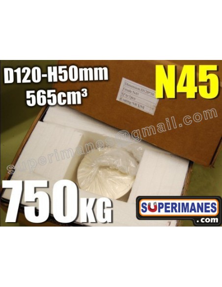 IMÁN NEODIMIO 120x50mm