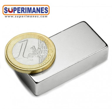 IMÁN NEODIMIO 40x20x10mm