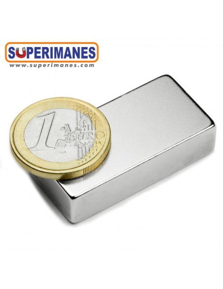 IMÁN NEODIMIO 40x20x10mm