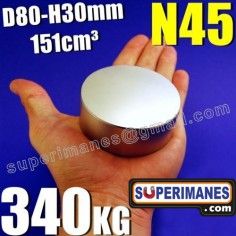 IMÁN NEODIMIO 80x30mm