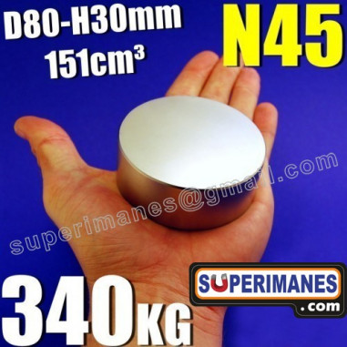 IMÁN NEODIMIO 80x30mm