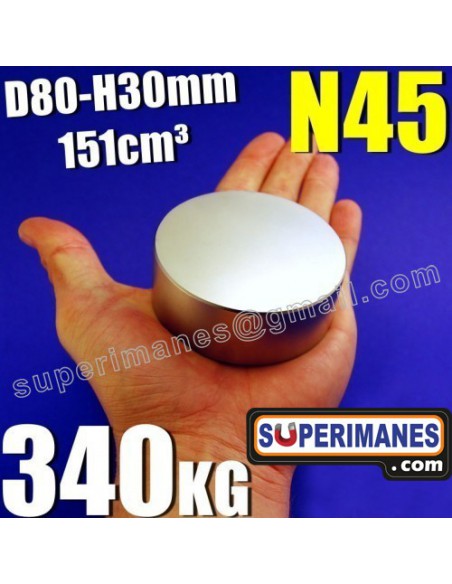 IMÁN NEODIMIO 80x30mm