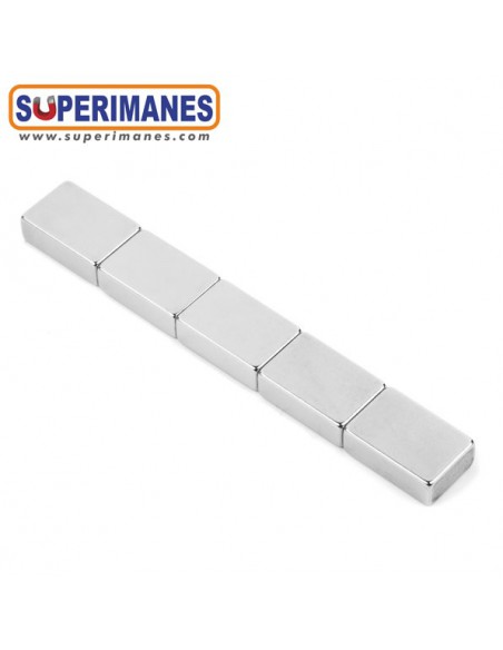 IMÁN NEODIMIO 19x13x6mm LONGITUDINAL
