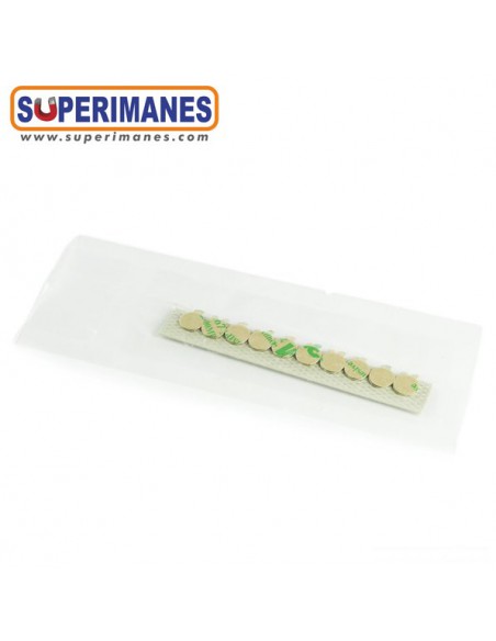 IMÁN NEODIMIO 8x0.75mm ADHESIVO