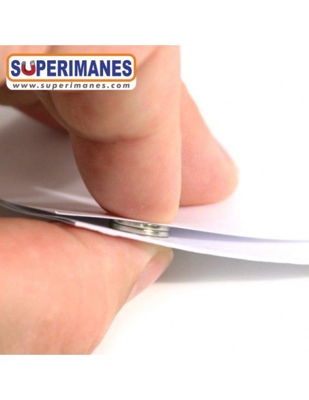 IMÁN NEODIMIO 8x0.75mm ADHESIVO