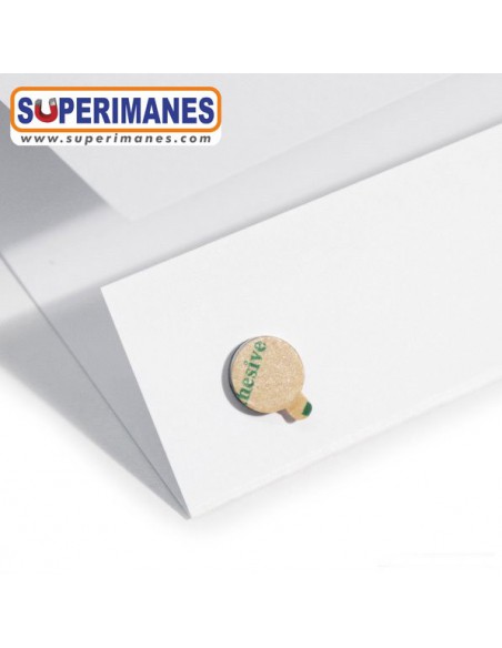 IMÁN NEODIMIO 8x0.75mm ADHESIVO