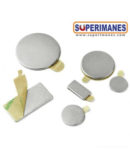 IMÁN NEODIMIO 8x0.75mm ADHESIVO