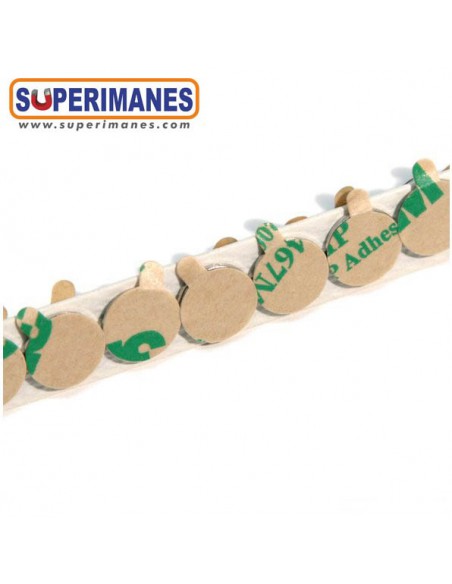 IMÁN NEODIMIO 10x1mm ADHESIVO