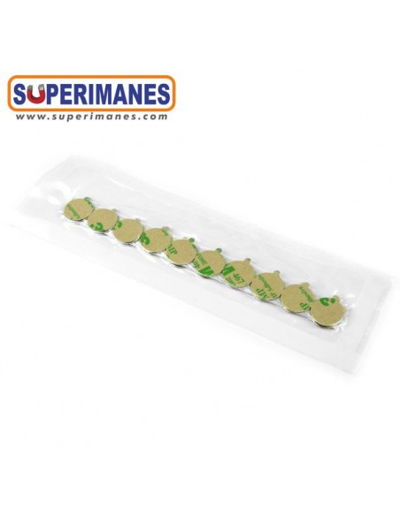 IMÁN NEODIMIO 15x1mm ADHESIVO