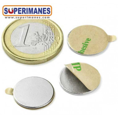IMÁN NEODIMIO 15x1mm ADHESIVO