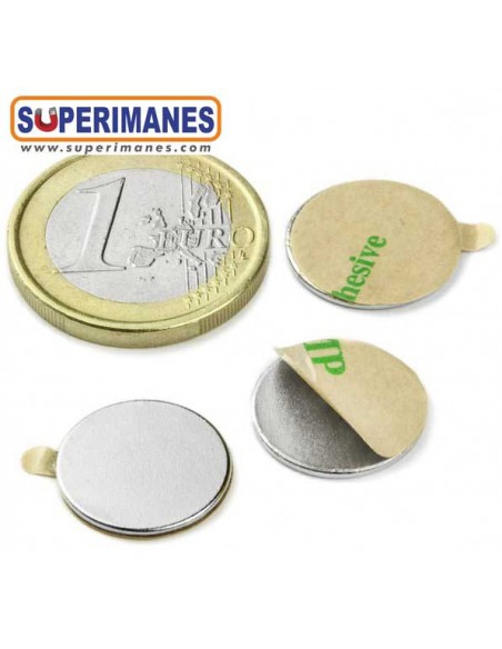 IMÁN NEODIMIO 15x1mm ADHESIVO