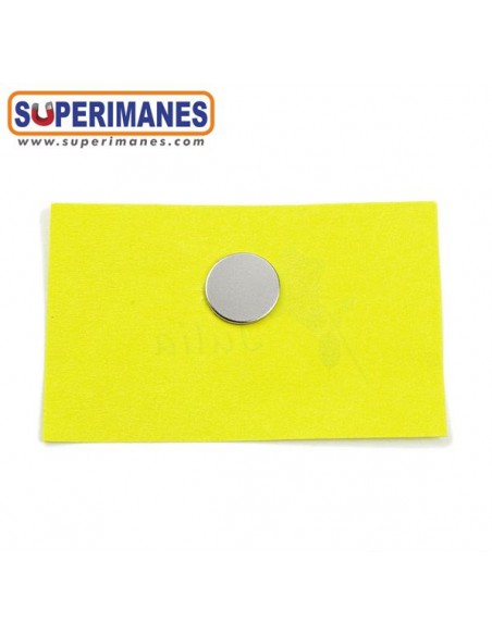 IMÁN NEODIMIO 15x1mm ADHESIVO
