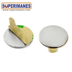 IMÁN NEODIMIO 20x1mm ADHESIVO 2