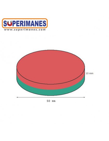 IMÁN FERRITA 50x10mm