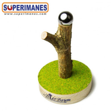 ÁRBOL RECOGECHAPAS CON IMÁN BOLA 