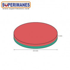 IMÁN FERRITA 25x3mm 2