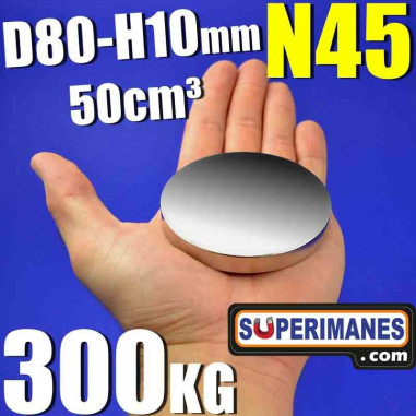 IMÁN NEODIMIO 80x10mm