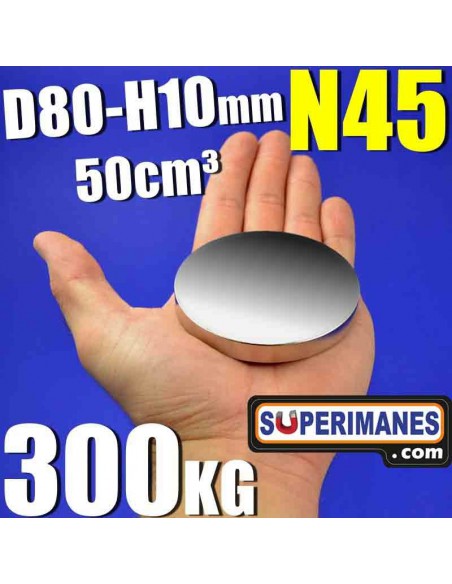 IMÁN NEODIMIO 80x10mm