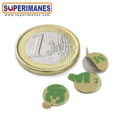 IMÁN NEODIMIO 9.5x0.75mm ADHESIVO