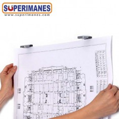 PINZAS MAGNETICAS ADHESIVAS 10 uds. 2