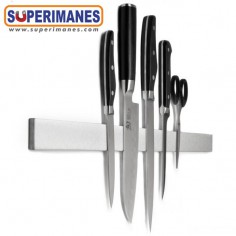 SOPORTE CUCHILLOS INOX, 32CM