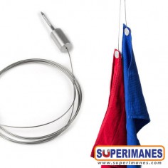 TOALLERO CON FIJACIÓN AL TECHO