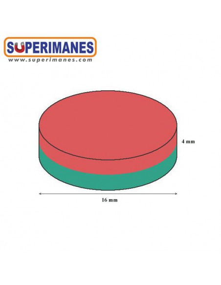IMÁN FERRITA 16x4mm