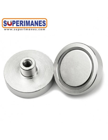 IMÁN CASQUILLO ROSCADO Ø32mm M5
