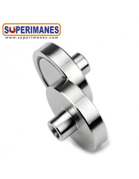 IMÁN CASQUILLO ROSCADO Ø63mm