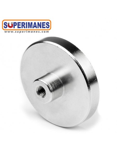 IMÁN CASQUILLO ROSCADO Ø63mm