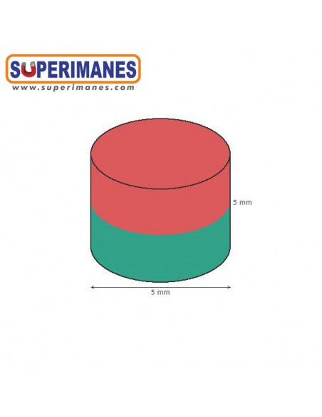 IMÁN FERRITA 5x5mm