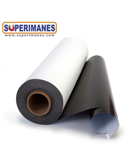 IMÁN PVC BLANCO BOBINA 1.2m. 0.5mm