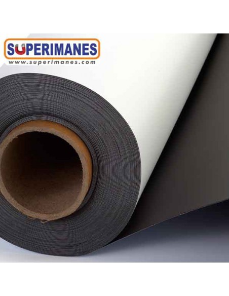 IMÁN PVC BLANCO BOBINA 1.2m. 0.5mm