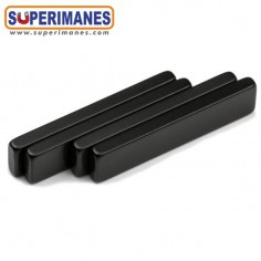 IMÁN NEODIMIO 30x7x2.5mm NEGRO 120º C 2
