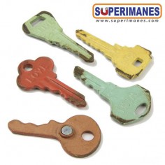IMANES SILUETA LLAVES VINTAGE SET 5uds. 2