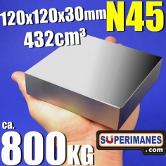 *BAJA TEMPORAL* B-120-120-30 XXL - Fuerza 800 kg 2