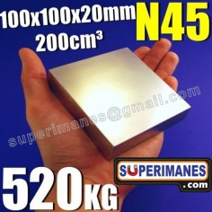 B-100-100-20 XXL - Fuerza 520 kg 2