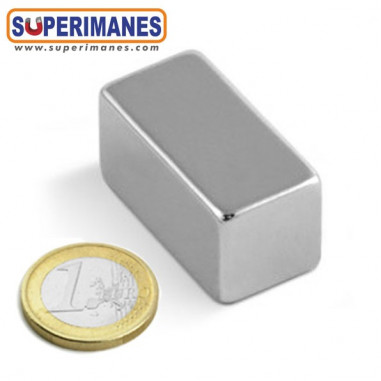 IMÁN NEODIMIO 40x20x20mm LONGITUDINAL