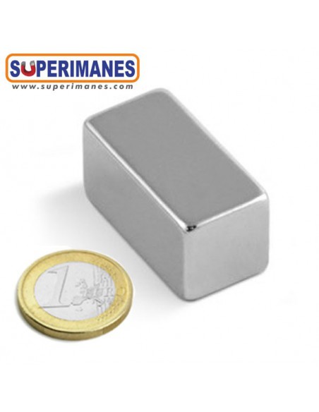 IMÁN NEODIMIO 40x20x20mm LONGITUDINAL